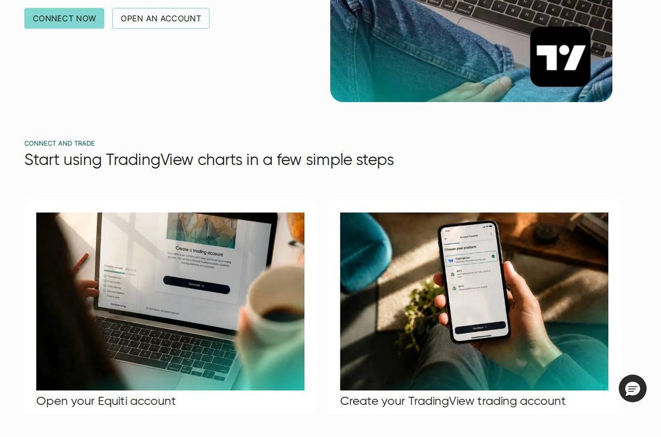 The platform page on the Equiti website